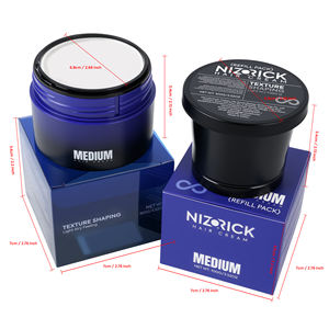 La crème capillaire NIZORICK ajoute du volume et de la texture à tenue moyenne et faible brillance Pomada Para El Cabello crème de cire capillaire pour hommes - Product Image 6