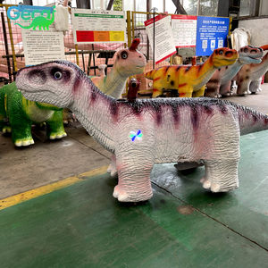 Gecai - Dinosaurio Artificial de Resina para Niños - Tamaño Real, Sonido Realista, Mecánico, para Parques de Diversiones al Aire Libre, 5 Pasajeros, 110/220V - Product Image 6