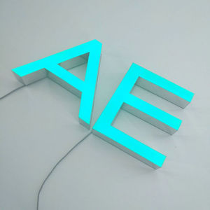 Lettere Luminose LED 3D in Acciaio Inox per Pubblicità Interna ed Esterna, Lettere Arabe - Product Image 2