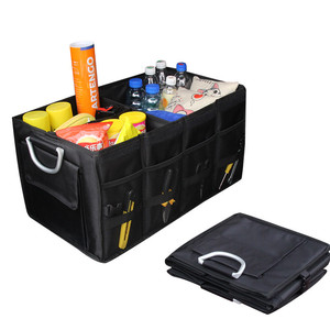 Borsa da viaggio organizer per auto pieghevole e contenitore multifunzionale di grande capacità - Product Image 1