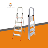 Échelle pliante en aluminium personnalisable, directement de l'usine |   Charge de 150 kg |   Certifié EN131 |   Échelle domestique stable, approvisionnement mondial
