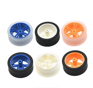 Ensemble roue-moteur intelligent pour châssis de voiture robotisée avec pneu et moteur de réduction DC - Product Image 5