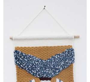 Tapiz de Algodón Hecho a Mano para Colgar en la Pared - Decoración de Pared Bohemia de 40x30 Pulgadas, Diseño Personalizado, Color Marrón - Product Image 2