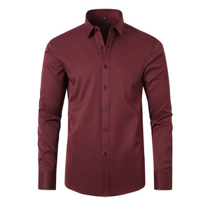 Camicia Popeline Leggera <span class=keywords><strong>Slim</strong></span>-<span class=keywords><strong>Fit</strong></span> da <span class=keywords><strong>Uomo</strong></span> Più Venduta, Estiva, Antipiega ed Elasticizzata - Product Image 6