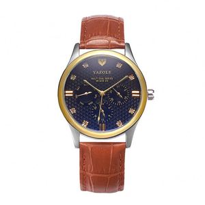 Yazole 374 <span class=keywords><strong>Orologio</strong></span> <span class=keywords><strong>da</strong></span> Polso <span class=keywords><strong>da</strong></span> Uomo al Quarzo Popolare e Speciale, Ultimo Modello con Cinturino in Acciaio Inossidabile, Impermeabile, con Diamanti, Stile <span class=keywords><strong>Vintage</strong></span> per Affari - Product Image 5
