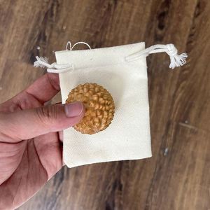 Wholesale Wood Hand Exercise <b>Ball</b> Cypress <b>Massage</b> <b>Ball</b> with Bag - Product Image 2