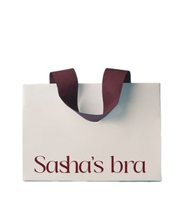 Personalized Luxury <strong>Gift</strong> Bags Cardboard <strong>Paper</strong> Ribbon Small Business Use-for Clothing Jewelry Shoes Other Items Your Own Logo