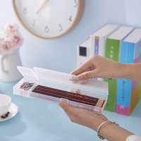 Trousse à crayons transparente pour l'école de sécurité Non toxique