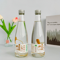 Boisson Fonctionnelle Stérilisée à l'Eau de Bouleau et au Ginseng Naturel, Boisson Végétale Saine, Hydratante, Rafraîchissante, Faible Teneur en Sucre, Bouteille de 320 ml