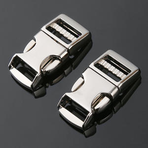 Boucle de ceinture en alliage d'argent Jiuyuan à dégagement latéral pour ceintures et sacs – Accessoire durable - Product Image 3