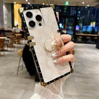 Vente chaude mode étui de protection en TPU pour iPhone 17 16E 15 14 Pro Max 12 11 XR XS 8 7 13 avec support couleur motif couverture