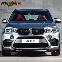 PP plástico X5M kit de carrocería parrilla parachoques de coche faro capó luces traseras F15 X5 bodykit para BMW X5 F15 accesorios bodykit 2014-2018