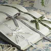 Cordon à suspendre décoratif personnalisé Cordon de parfum Ruban gros-grain Arc de satin Arc de ruban d'aromathérapie pour la décoration de voiture