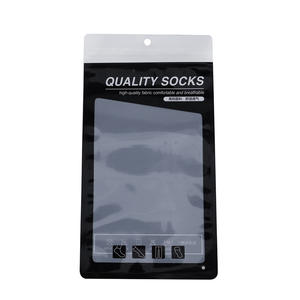 Sacchetti Bianchi Opachi Personalizzati con Stampa, Buste Piatte con Cerniera Trasparente su un Lato <span class=keywords><strong>per</strong></span> Imballaggio di Calzini, <span class=keywords><strong>Indumenti</strong></span> e Vestiti - Product Image 5