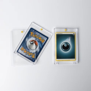 Estuche Rígido Transparente de Alta Calidad para Tarjetas de Visita de Baloncesto, Fútbol, etc., con Cierre de Clip de un Toque, 3x4 Pulgadas, 35pt de Protección - Product Image 2