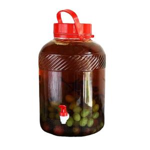 Tarro <span class=keywords><strong>de</strong></span> vidrio hermético <span class=keywords><strong>para</strong></span> almacenamiento <span class=keywords><strong>de</strong></span> alimentos secos, con tapa <span class=keywords><strong>para</strong></span> pitorro recipiente <span class=keywords><strong>de</strong></span> plástico, <span class=keywords><strong>de</strong></span> boca ancha, 1 galón, Kombucha - Product Image 1