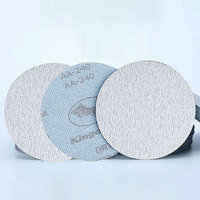 Papier abrasif sec haute dureté de fabrication industrielle, divers disques de papier de verre blanc, support OEM, épaisseur 10mm, 100mm, 115mm, 6mm