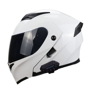 Casque de moto modulaire Bluetooth certifié DOT, rabattable, intégral, avec masque double anti-buée intégré - Product Image 6