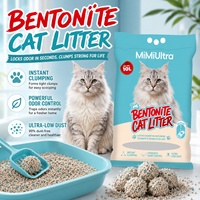 Litière pour chat en bentonite parfumée à la poudre pour bébé, agglomération rapide, faible poussière, sanitaire, nettoyage hygiénique, sable pour animaux de compagnie, Katzensand