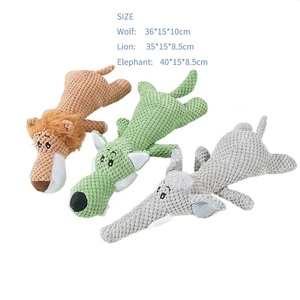 Giocattoli da Masticare per Cani Ecologici a Forma di Animale Cartoon, Resistenti, per la Pulizia dei Denti, Interattivi e Sonori - Product Image 3