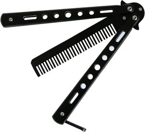 Pettine Pieghevole in Metallo per Pidocchi, Pettine Laser per <span class=keywords><strong>Barba</strong></span> <span class=keywords><strong>e</strong></span> <span class=keywords><strong>Capelli</strong></span>, Strumento per lo Styling dei <span class=keywords><strong>Capelli</strong></span> per Uso Domestico - Product Image 3
