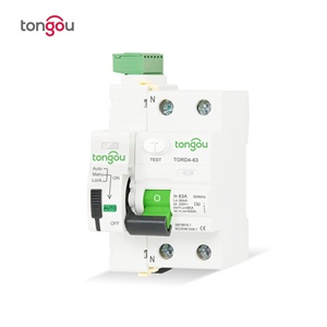 <span class=keywords><strong>Disjoncteur</strong></span> <span class=keywords><strong>Différentiel</strong></span> Intégral RCD RCCB Type AC Intelligent à Réenclenchement Automatique 2P 230V 6kA 63A 10mA <span class=keywords><strong>30mA</strong></span> 100mA 300mA TONGOU - Product Image 2