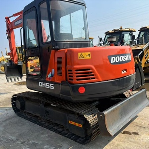 รถขุดไฮดรอลิก Doosan DH55 มือสอง ขนาด 5.5 ตัน ใช้งานได้อย่างยืดหยุ่น สภาพเดิม ไม่เสียหาย - Product Image 3