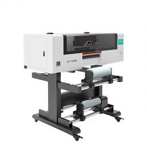 Nouvelle imprimante d'étiquettes numérique jet d'encre rouleau-à-rouleau pour films AB, facile à utiliser, pour étuis à lunettes en acrylique, bois et métal, automatique 2400 DPI XP600 - Product Image 1