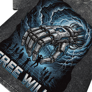 Camisetas Transpirables de Alta Calidad con Tecnología Futura para Hombre, Venta al Por Mayor 2026, Tela con Textura Personalizada, Cuello Redondo, Manga Corta - Product Image 4