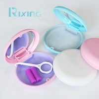 Boîte de rangement pour aligneurs orthodontiques en plastique Rixing avec miroir