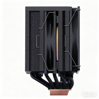 Refroidisseur d'air CPU à tour unique RVB personnalisable 4 caloducs PWM 4Pin nouveau matériau PC radiateur rapide ventilateurs de refroidissement accessoires