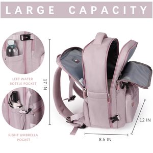 Flight Approved 17 Inch Large Capacity Travel <b>Backpack</b> <b>Women</b> Carry on Luggage <b>Backpack</b> for Business College - Product Image 3
