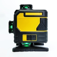 Niveau laser vert 16 lignes pour usine, avec fenêtre rotative, auto-nivelant pour une construction précise