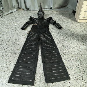 ชุดนักแสดงเดินบนไม้ค้ำพร้อมหมวกทรงแหลม ชุดไฟ LED สีรุ้ง สำหรับการแสดงบนเวที ชุดสำหรับผู้ใหญ่ทั้งชายและหญิง - Product Image 4