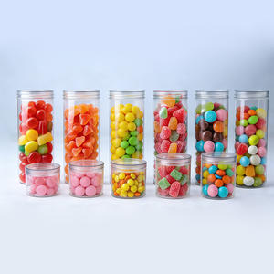 Frasco Redondo Transparente de PET de Grado Alimenticio de 370 ml, Recipiente Hermético con Tapa de Rosca Fácil de Abrir, para Almacenamiento de Productos para <span class=keywords><strong>el</strong></span> Cuidado de la Piel, Azúcar, Dulces y Pasteles - Product Image 4