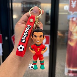 Figura Creativa del Personaje Principal, Estrella del Fútbol, Exquisita Figura Tridimensional <span class=keywords><strong>de</strong></span> PVC del Jugador <span class=keywords><strong>de</strong></span> Fútbol, Balón <span class=keywords><strong>de</strong></span> Fútbol Número 7/10 - Product Image 2