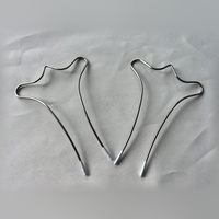Fil de soutien personnalisé en acier inoxydable courbé à surface brillante pour soutiens-gorge, lingerie, maillots de bain, robes de soirée - Usine OEM/ODM