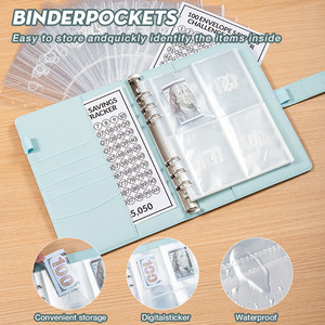 100 Enveloppe Défi <span class=keywords><strong>Couple</strong></span> Enveloppe Défi Économie D'argent <span class=keywords><strong>Livre</strong></span> Classeur A5 Notebook Bloc-Notes - Product Image 2