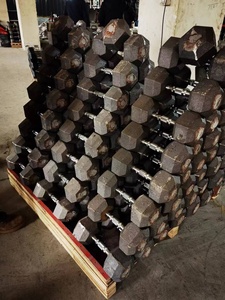 ONESTARSPORTS Usine Moins cher Moins cher Prix chaud pour la vente <span class=keywords><strong>en</strong></span> gros d'haltères hexagonaux <span class=keywords><strong>en</strong></span> caoutchouc noir KG et <span class=keywords><strong>LB</strong></span> sont OK - Product Image 5