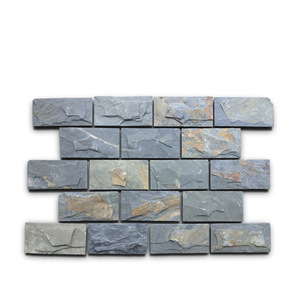 Fornitura diretta dalla fabbrica colore ruggine Bluestone colore giallo ruggine Bluestone Villa <span class=keywords><strong>giardino</strong></span> muro esterno mattone antico per pavimentazione in pietra - Product Image 5