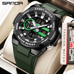 Reloj Digital Multifunción SANDA 3385, Reloj Deportivo Sincrónico a Prueba de Agua, Reloj Despertador Luminoso - Product Image 1