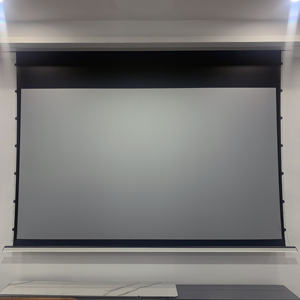 0,8 PVC do cinza 3 PLY do ganho revestiu o material resistente à água da tela da projeção da espessura do filme 0.25mm para a aba tensionou o projetor - Product Image 4