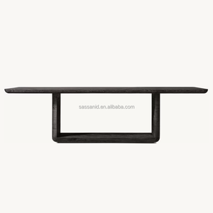 Mesa de comedor rectangular de roble Bora de arquitectura clásica moderna sasánida - Product Image 4