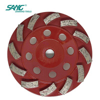 Disques à meuler diamantés SANG 125MM 150MM 180MM à liaison forte pour le décapage de revêtements, disques turbo diamantés pour béton et maçonnerie