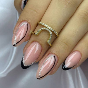 Uñas <span class=keywords><strong>Postizas</strong></span> de Diseño Nuevo, Uñas Acrílicas Artificiales de Alta Calidad al por Mayor con <span class=keywords><strong>Pegamento</strong></span> <span class=keywords><strong>para</strong></span> Mujer - Product Image 6