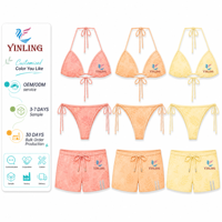 Fabricant de maillots de bain de luxe sur mesure, marque privée, OEM, vêtements de plage pour femmes, ensemble bikini deux pièces de haute qualité