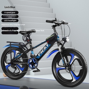 <span class=keywords><strong>Vélo</strong></span> de montagne pour enfants de <span class=keywords><strong>20</strong></span> pouces pour garçons et filles âgés de 6 à 14 ans, 9 vitesses, cadre entièrement antichoc, suspension avant, pédale ordinaire, frein à disque - Product Image 1