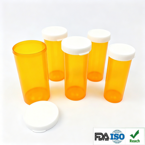 Guchang ขวดยา RX สำหรับ<span class=keywords><strong>ยา</strong></span>พลาสติกใสพร้อมฝาปิดขวดพลาสติกทางการแพทย์สำหรับใช้ในร้านขาย<span class=keywords><strong>ยา</strong></span> - Product Image 2