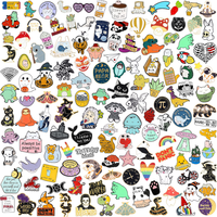 Dragon noir aventure roman émail broches dessin animé Animal broche pour sac à dos col revers Badges plaqué bijoux cadeaux pour amis