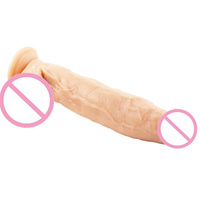 12 pouces PVC doux réaliste épais énorme gode jouet coloré cristal grosse bite sexe Masturbation hommes femmes 30Cm réaliste épais adulte